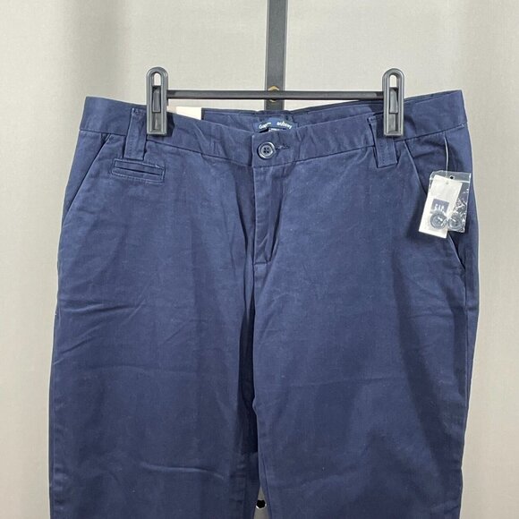 NEW Gap Pants Womens 8 blue chino aubrey straight leg classic preppy - Picture 2 of 12